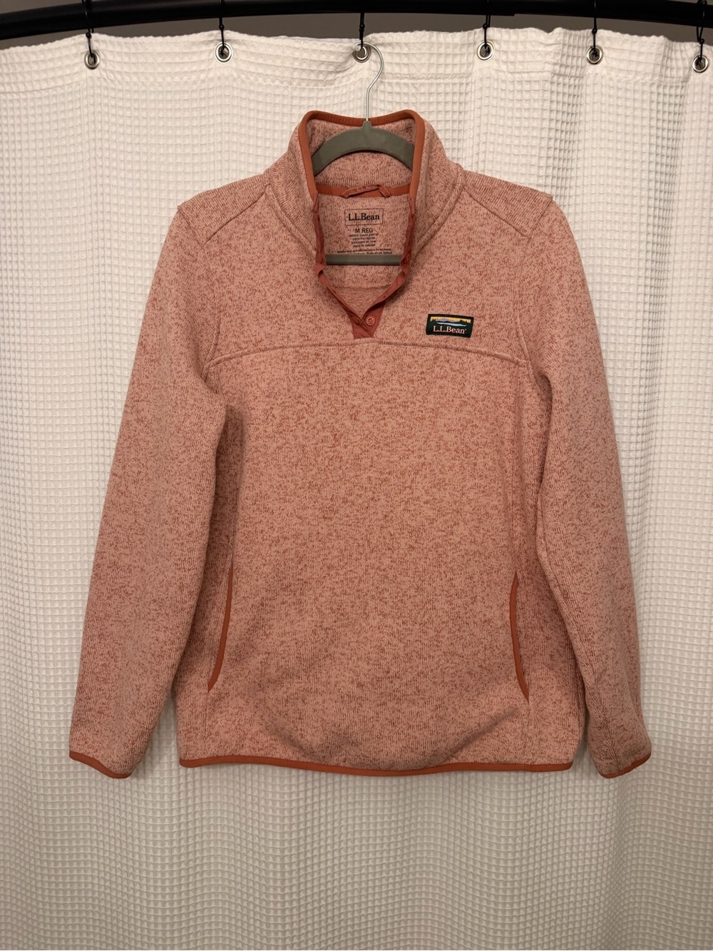 L.L. Bean Women's Pink Heathered Pullover